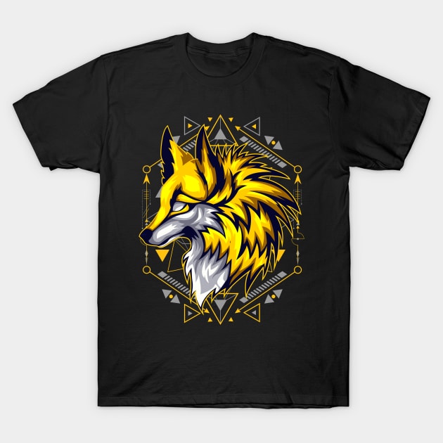 dog gold T-Shirt by SHINIGAMII